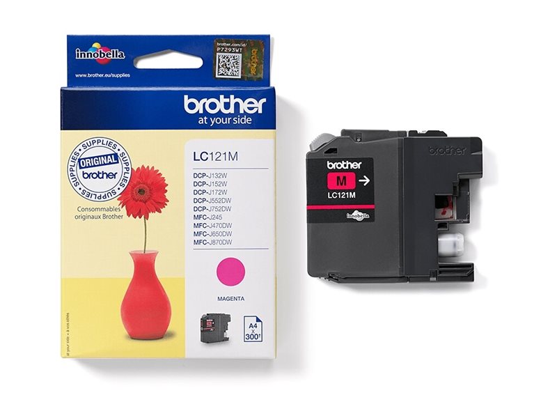 BROTHER LC121M Tinte magenta 300Seiten