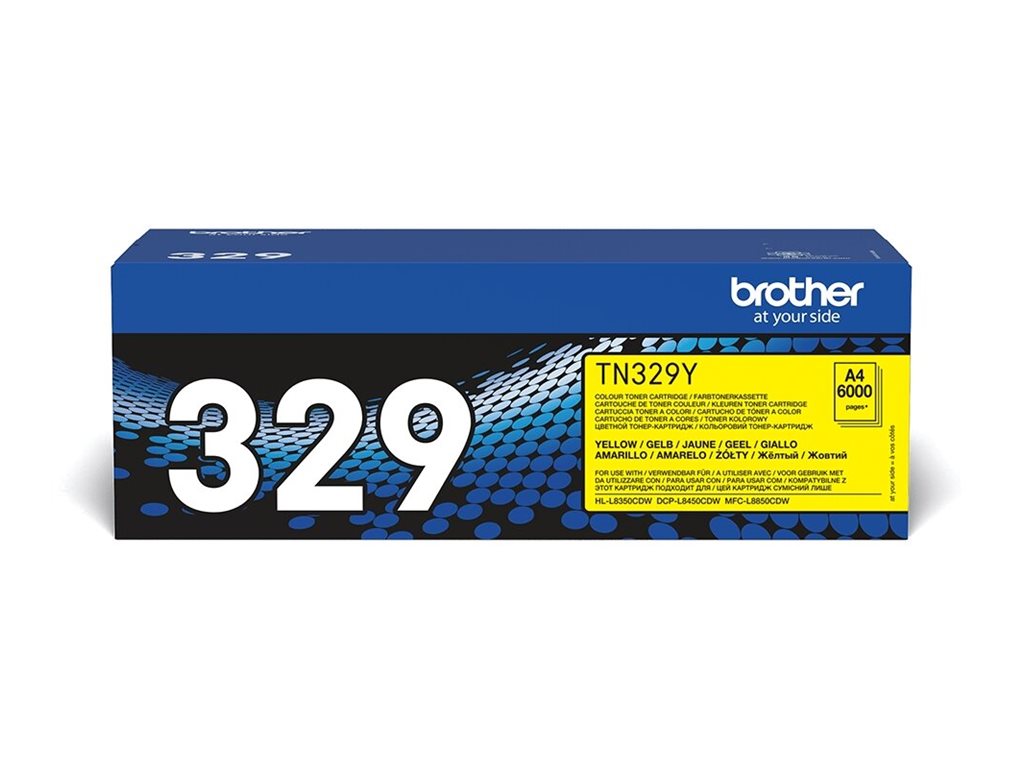 BROTHER TN329Y Toner yellow 6000 Seiten