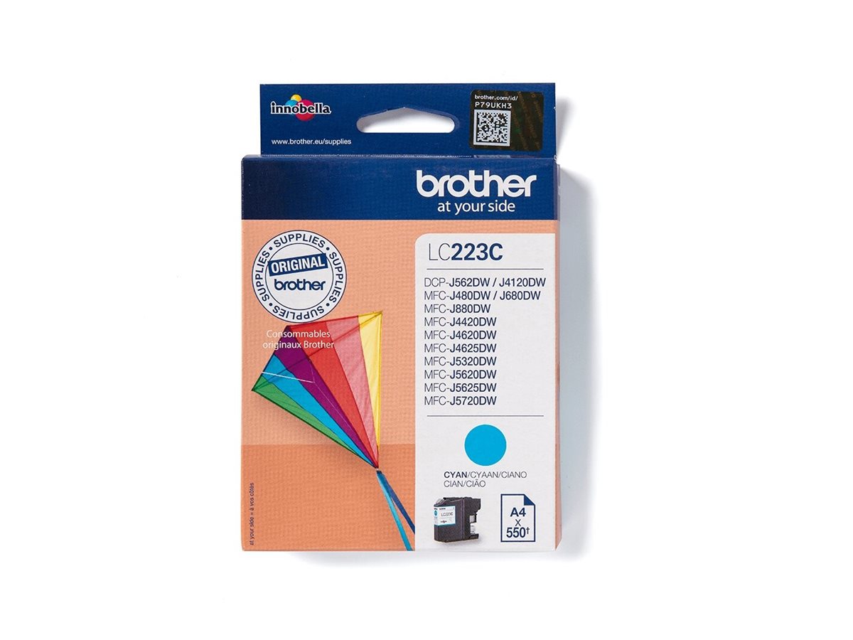 BROTHER LC223C Tinte cyan 550Seiten
