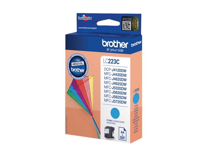 BROTHER LC223C Tinte cyan 550Seiten