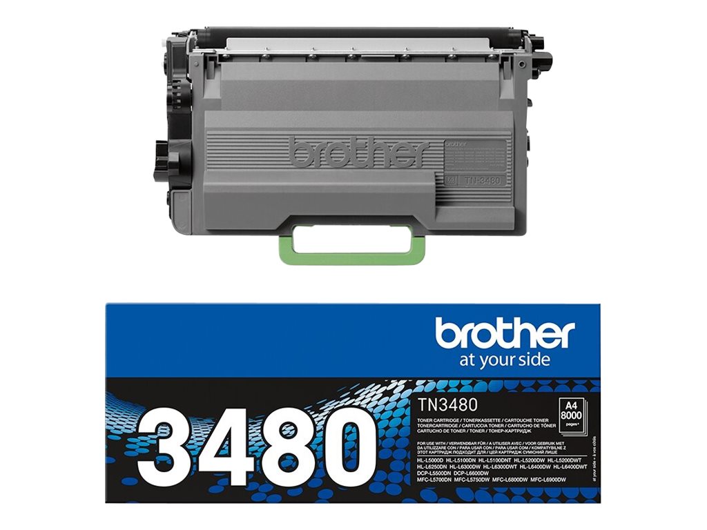 TN3480, BROTHER Toner schwarz für ca. 8.000 Seiten für HL-L5000D
