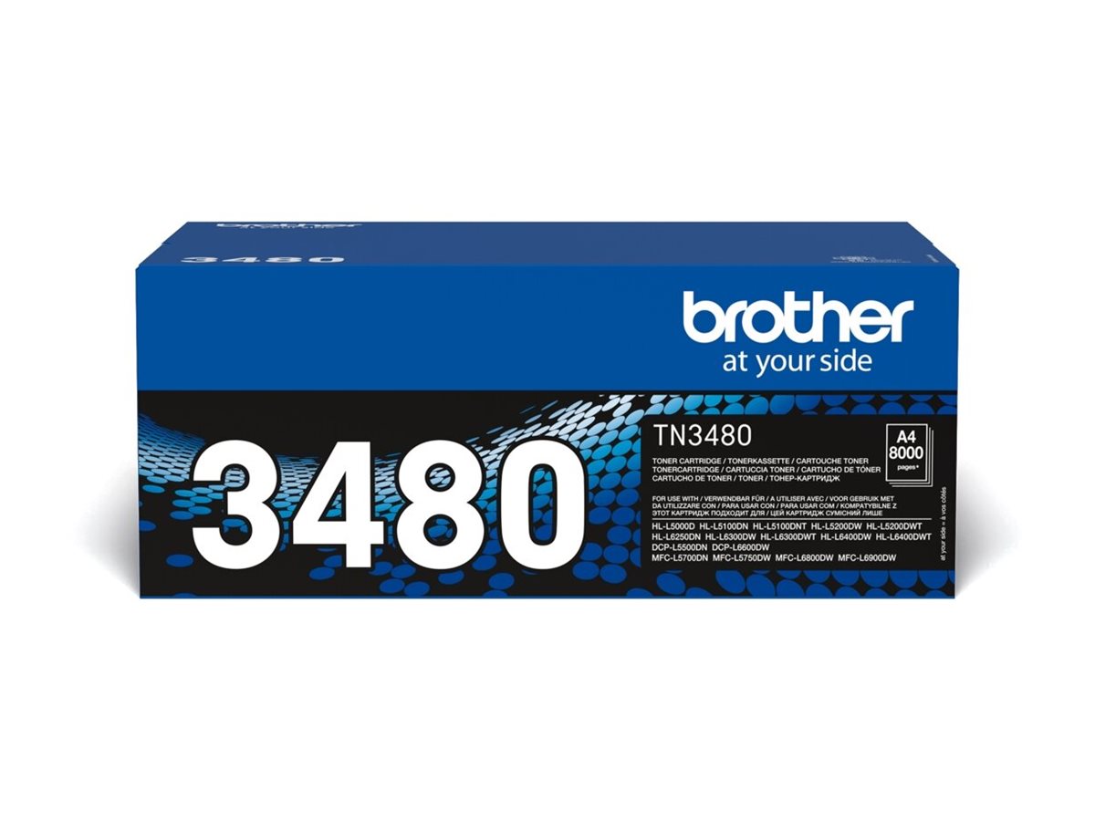 TN3480, BROTHER Toner schwarz für ca. 8.000 Seiten für HL-L5000D