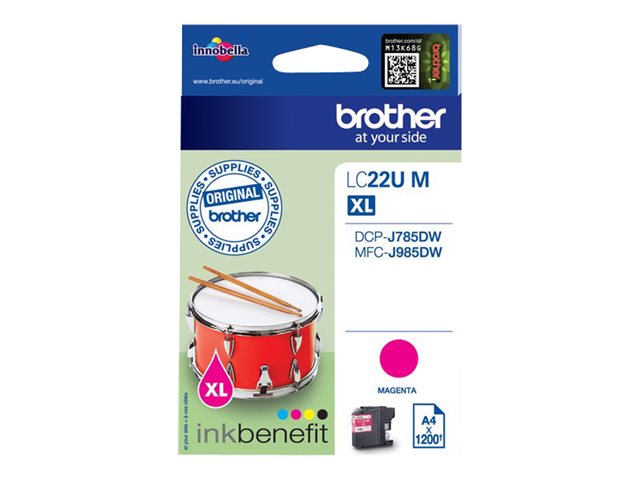BROTHER LC-22UM Tintenpatrone magenta