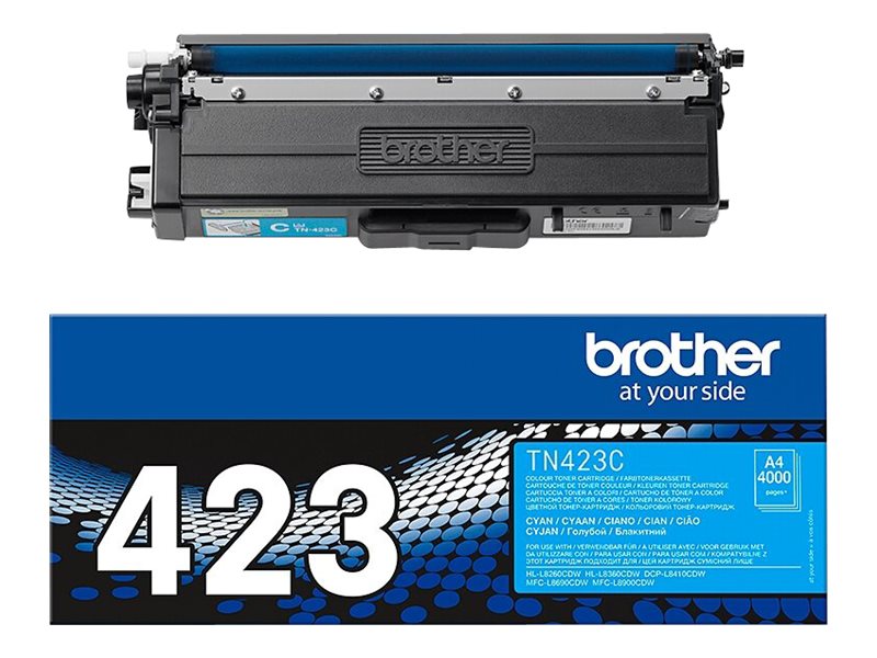 Brother Toner TN-423C Cyan bis zu 4.000 Seiten nach ISO 19798