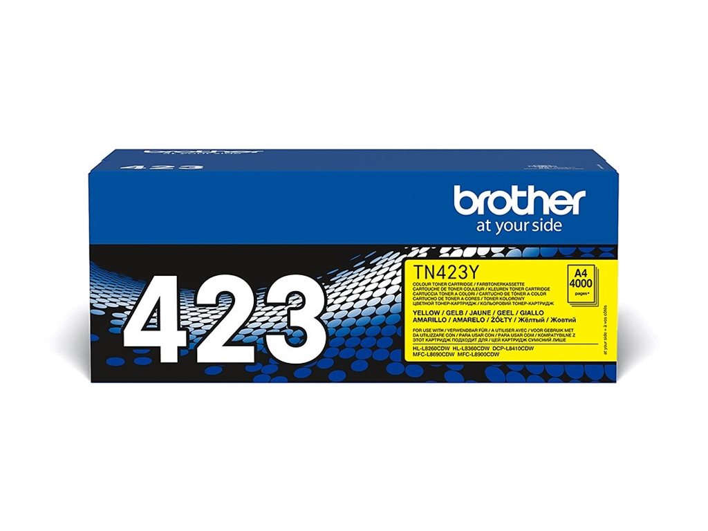 Brother Toner TN-423Y Gelb bis zu 4.000 Seiten nach ISO 19798