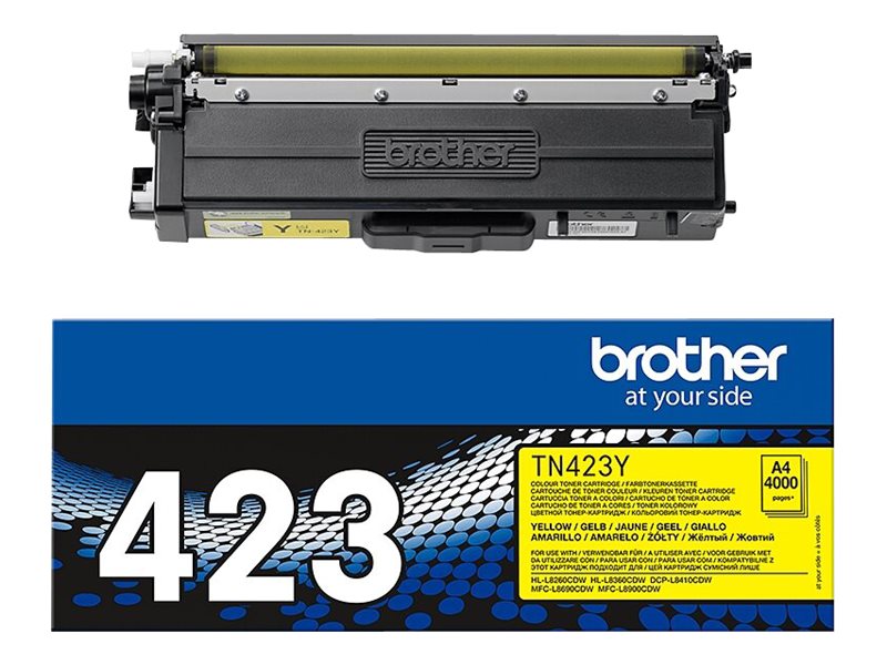 Brother Toner TN-423Y Gelb bis zu 4.000 Seiten nach ISO 19798