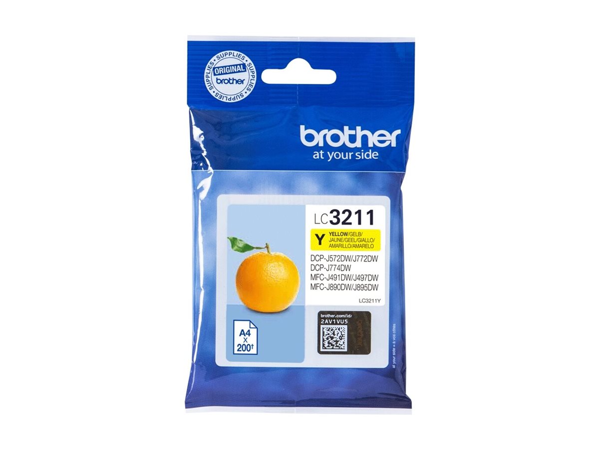 Brother LC-3211Y Druckerpatrone Original Standardertrag Gelb