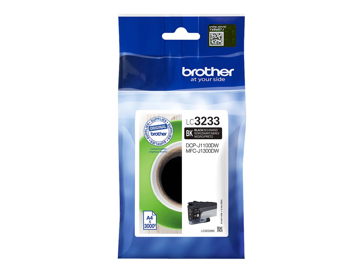 BROTHER LC-3233BK Tintenpatrone Schwarz