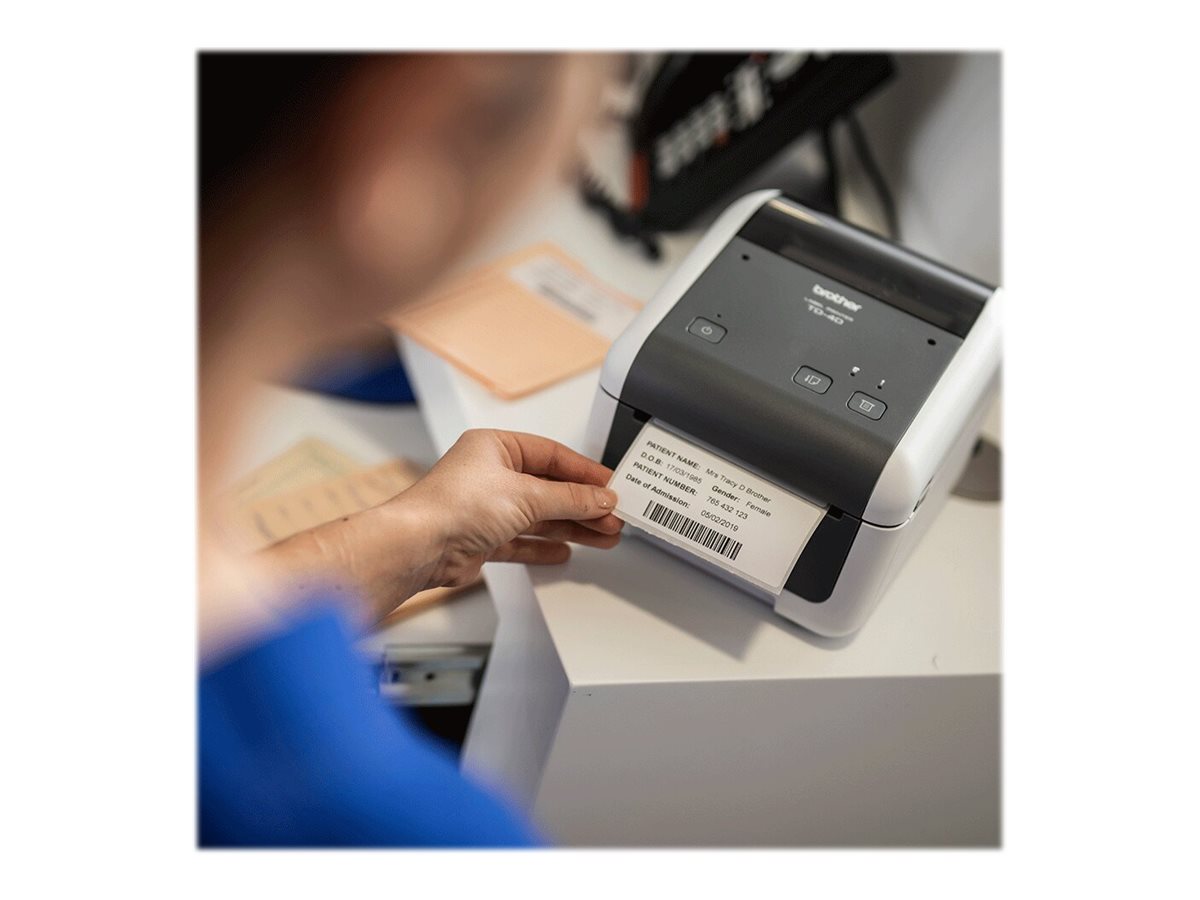 Brother TD-4520DN Etikettendrucker Direkt Wärme 300 x 300 DPI 203 mm/sek Kabelgebunden Ethernet/LAN