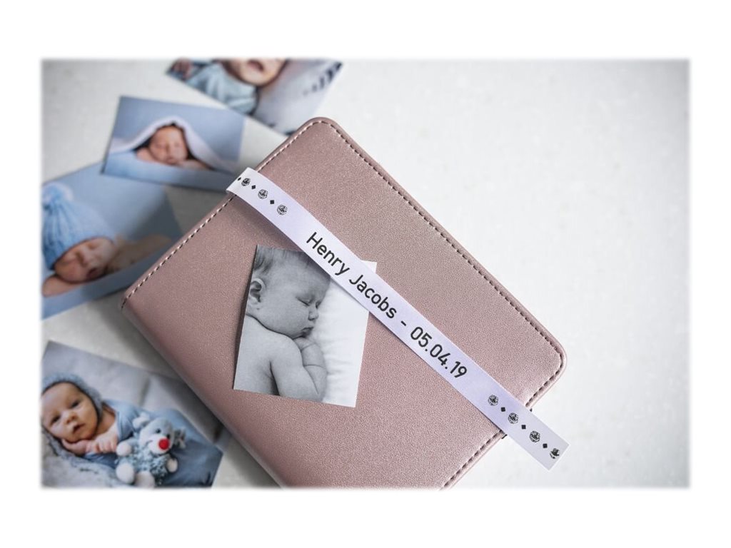 BROTHER P-Touch 24mm withe/black ribbon