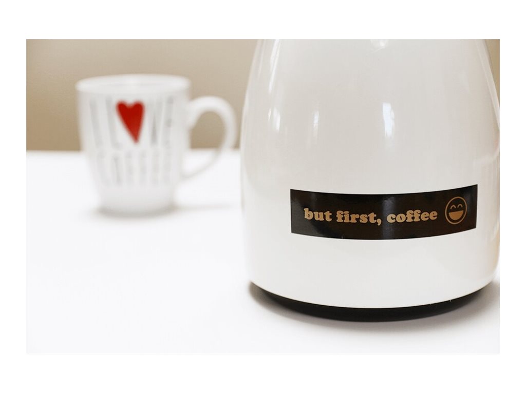 BROTHER P-Touch 24mm black/gold ribbon