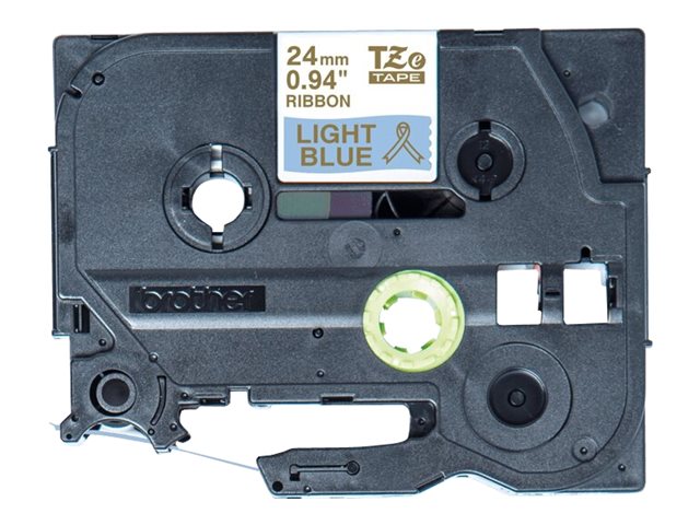 BROTHER P-Touch 24mm light blue/gold