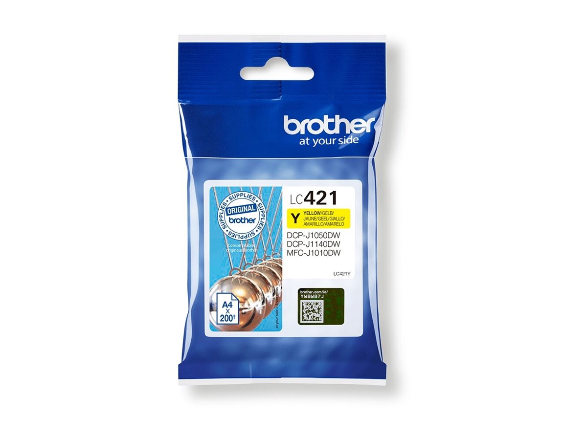 BROTHER 200-page Yellow ink cartridge