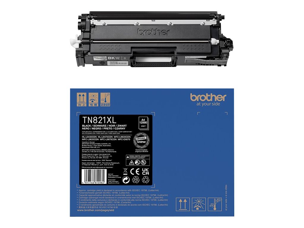 Brother TN-821XLBK Tonerkartusche 1 Stück(e) Original Schwarz