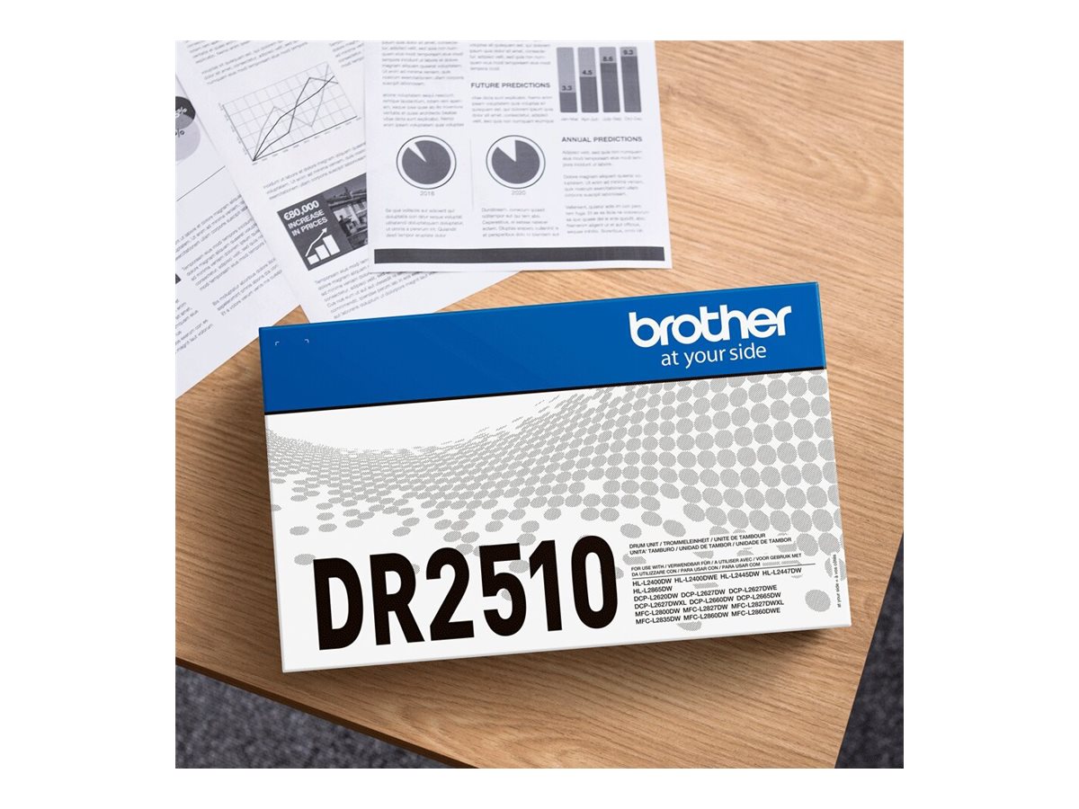 BROTHER DR2510 Black Drum Unit Single