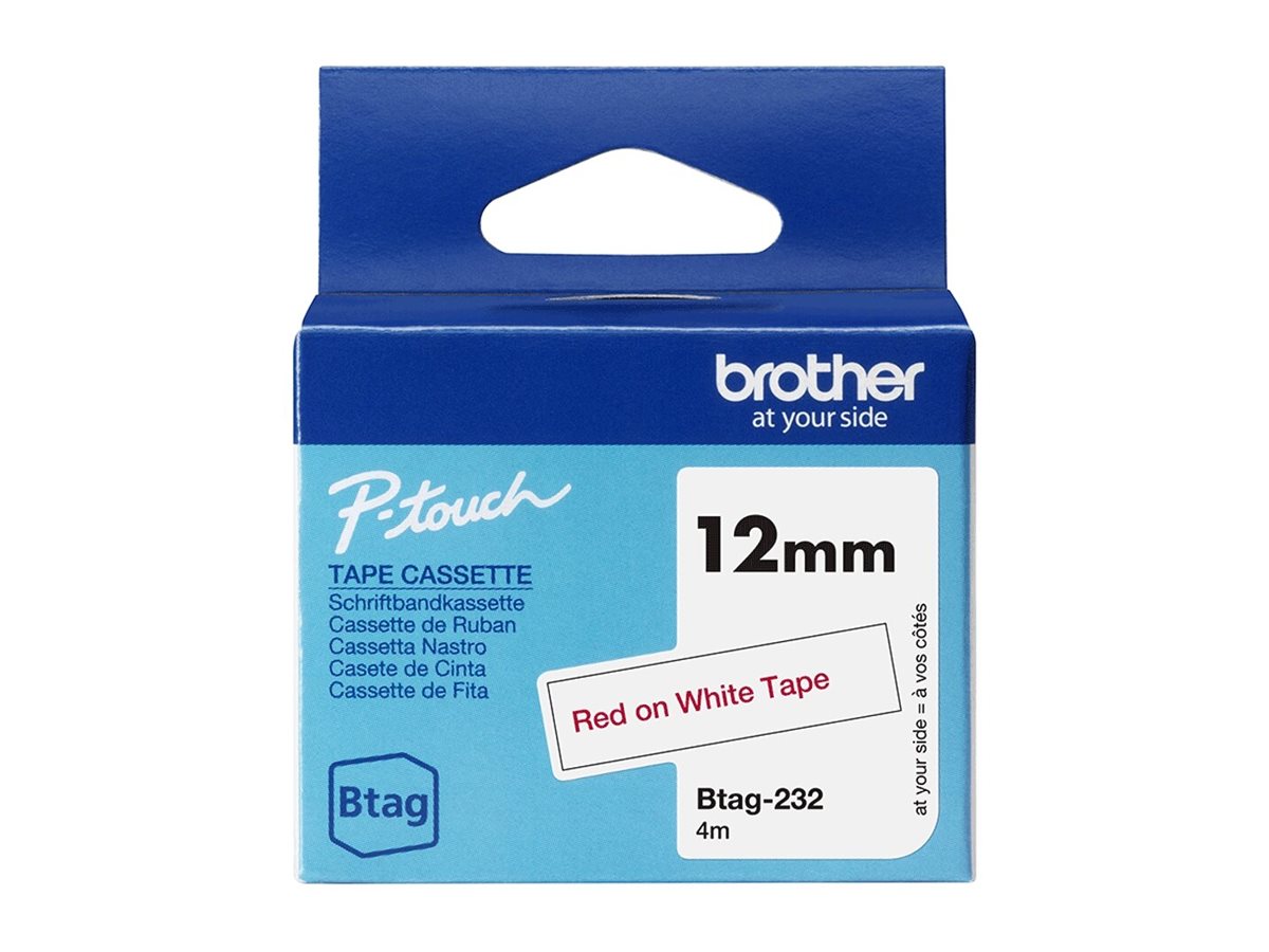BROTHER Ribbon BTAG232 12MM Red