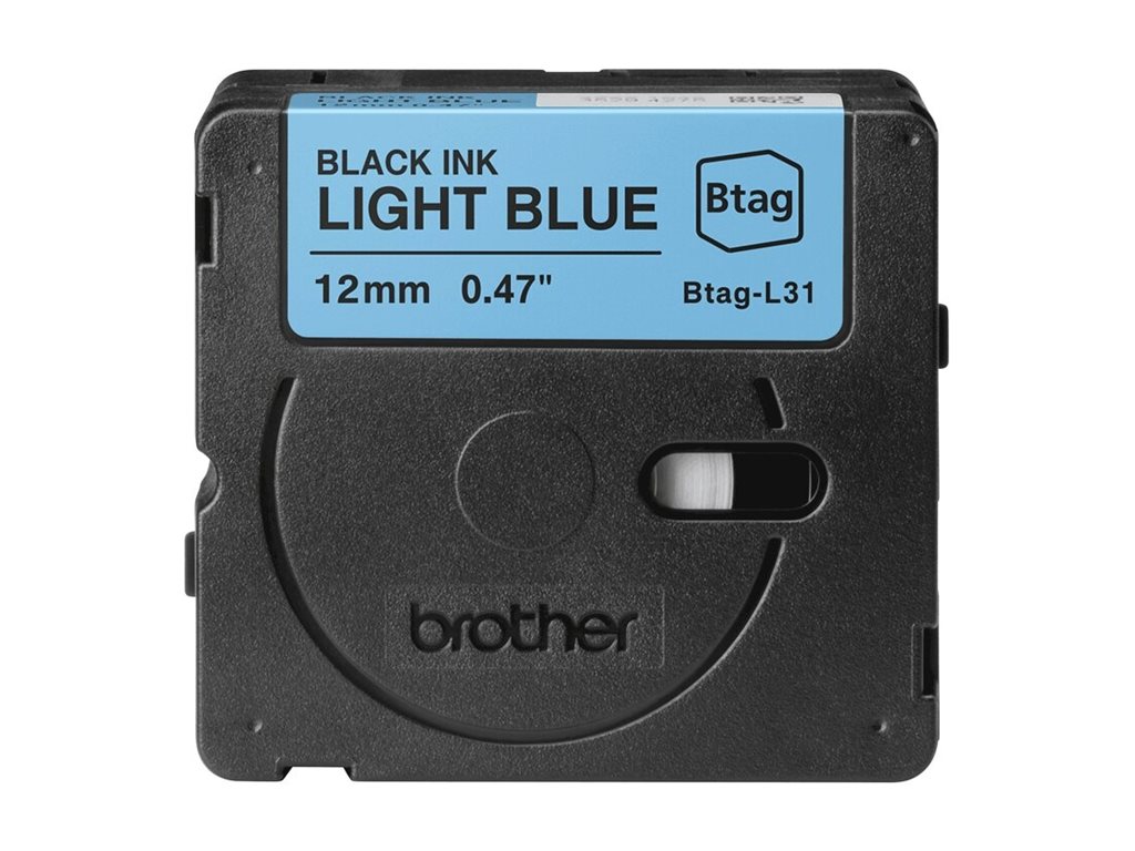 BROTHER 12MM BTAGL31 Ribbon Black