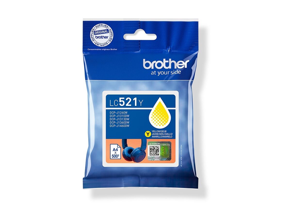 BROTHER Yellow ink cartridge yield