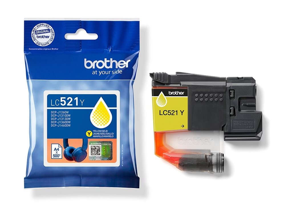 BROTHER Yellow ink cartridge yield