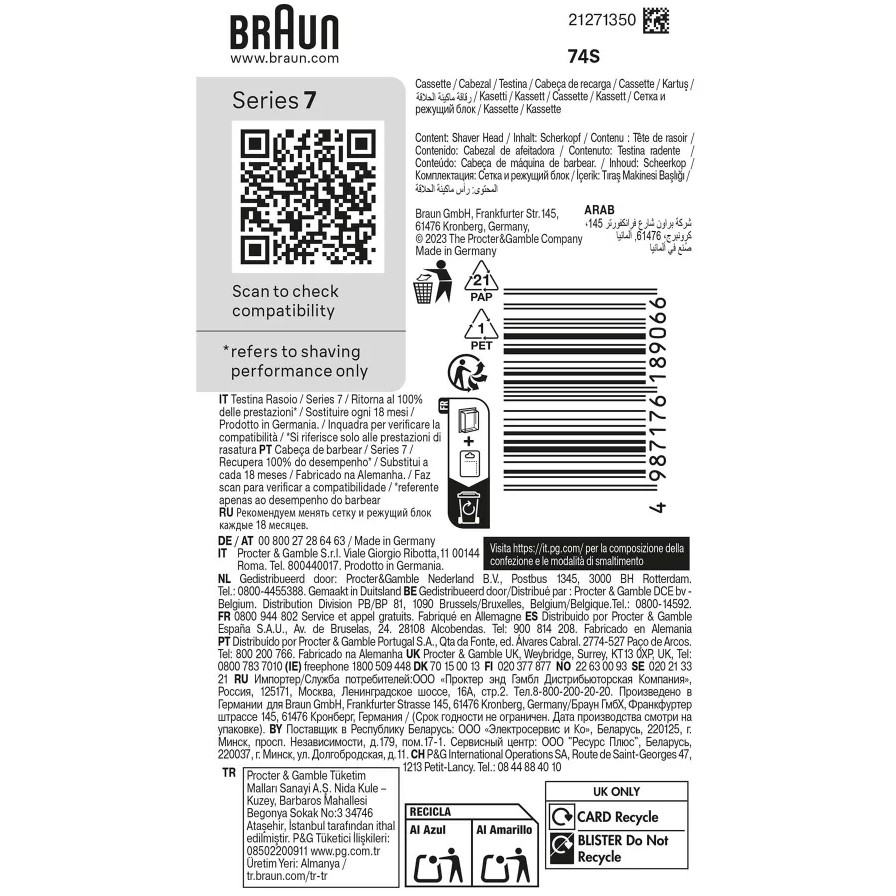 Braun Series 7 74 S