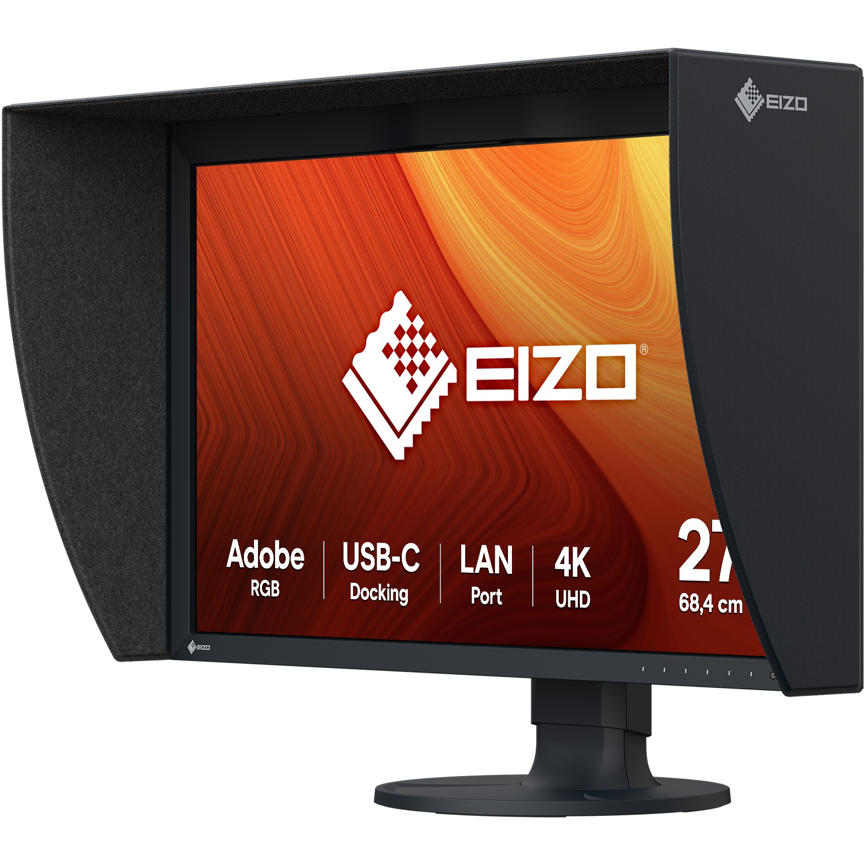 EIZO ColorEdge CG2700X Computerbildschirm 68,6 cm (27) 3840 x 2160 Pixel 4K Ultra HD LCD Schwarz