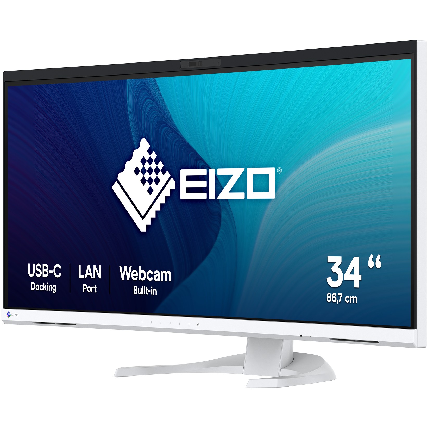 EIZO 86.7cm (34,1) EV3450XC-WT 21:9 4K 2xHDMI+DP+USB-C Curv