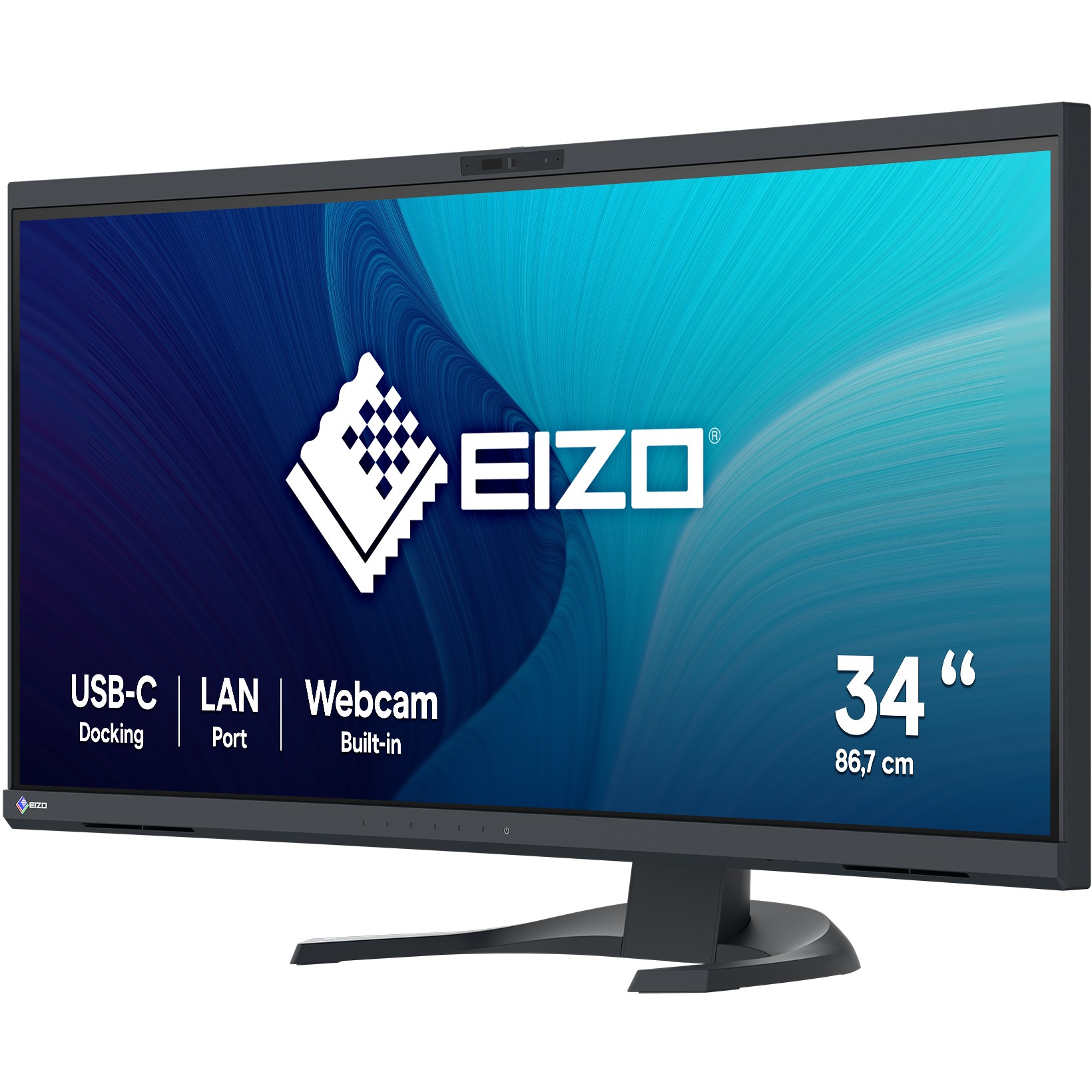EIZO 86.7cm (34,1) EV3450XC-BK 21:9 4K 2xHDMI+DP+USB-C Curv