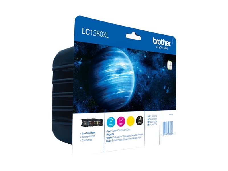 Patrone Brother LC-1280XLVALBP  Multipack (cy, mg, ye, sw)