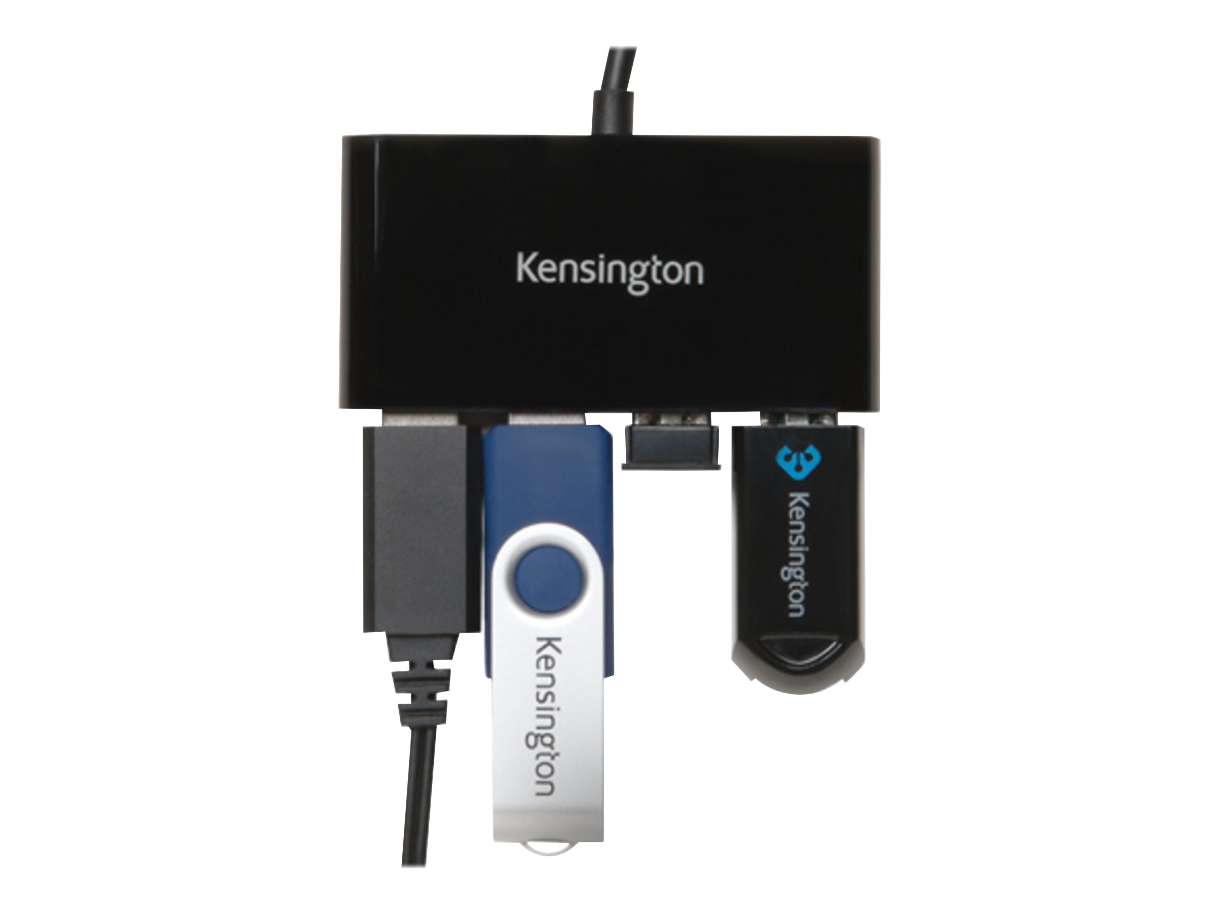 Kensington UH4000 4 Port Hub, USB 3.0 – schwarz