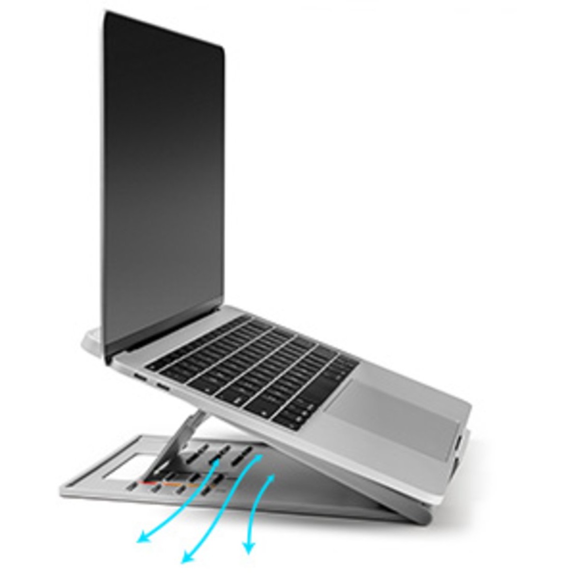 Kensington SmartFit® Easy Riser™ Go 14 - Höhenverstellbarer Laptop- und Tabletständer - Grau