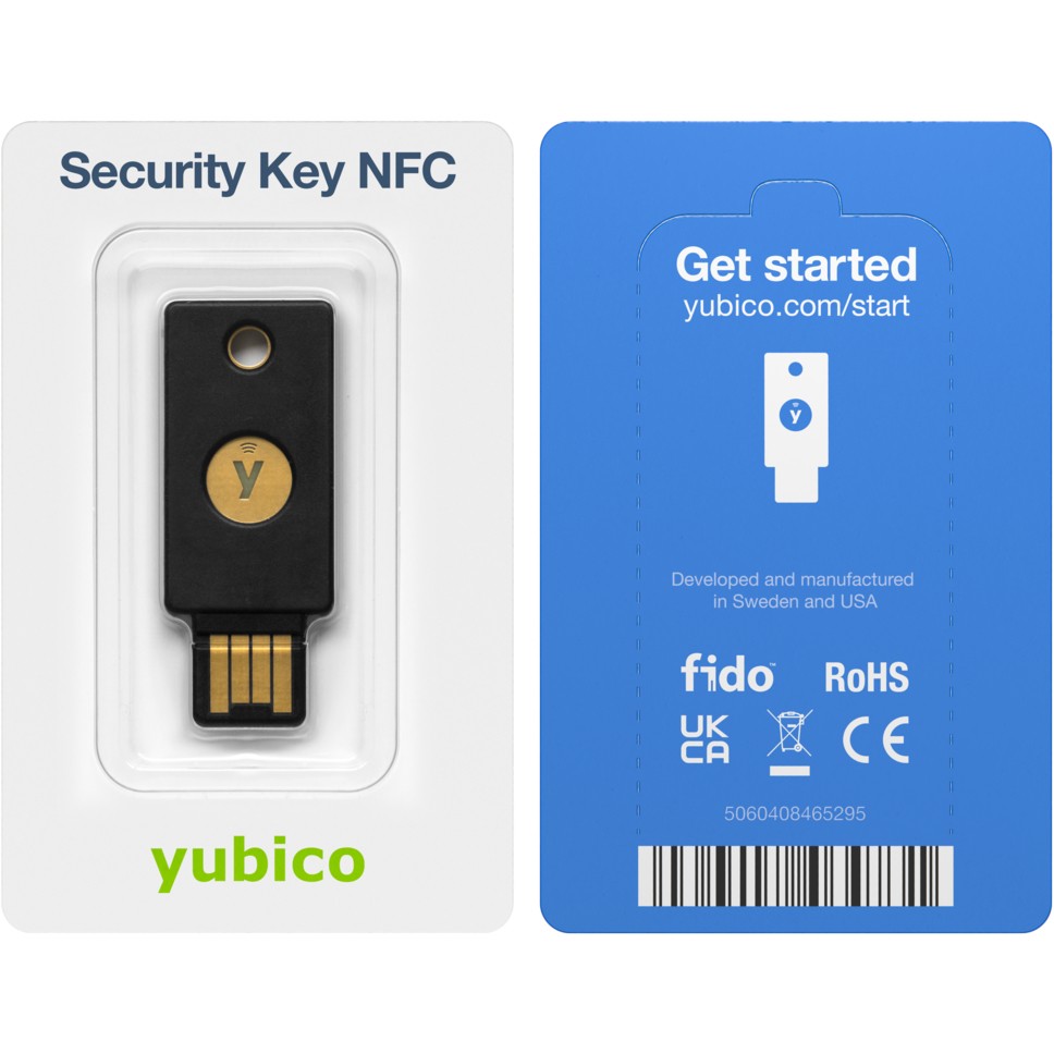 Yubico 5060408465295 hardware authenticator