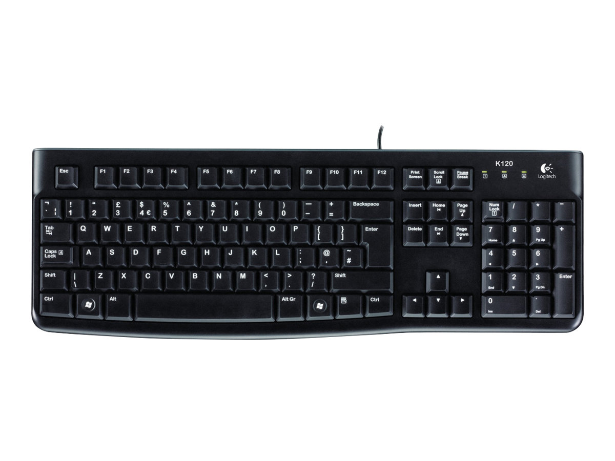LOGI K120 Corded Keyboard (UK)