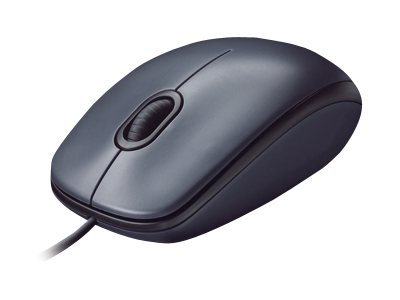 Logitech USB Mouse M90  grau