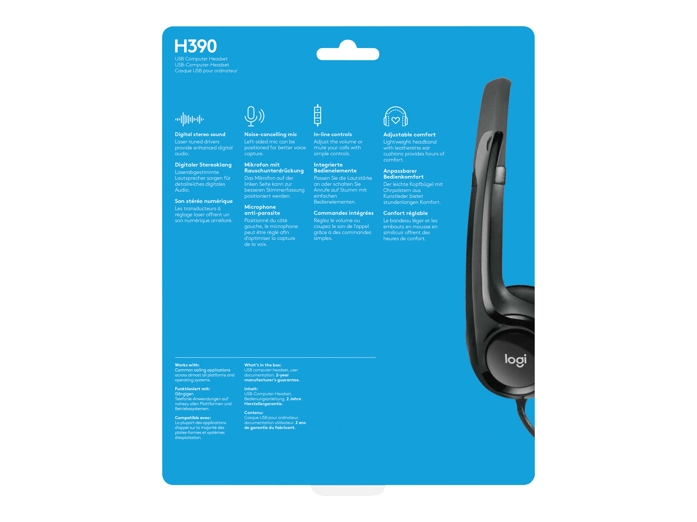 Logitech 981-000406 headphones/headset