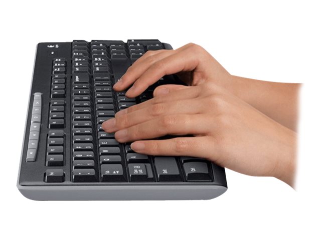 Logitech Wireless Keyboard+Mouse MK270 black retail