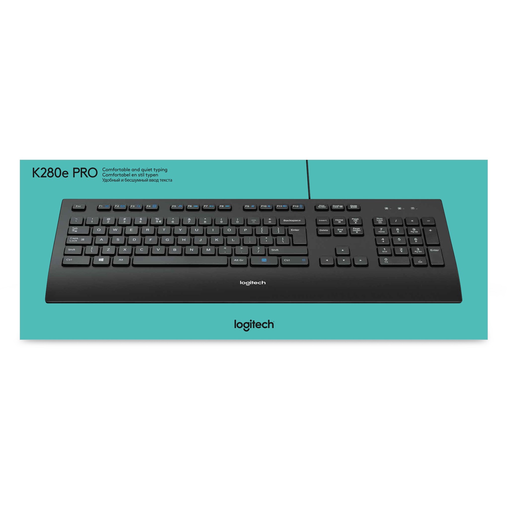 LGN Logitech K280e Wired Keyboard US Layout