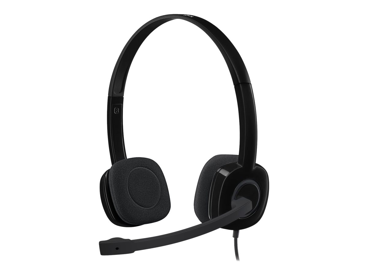 Logitech Headset H151 Stereo black retail