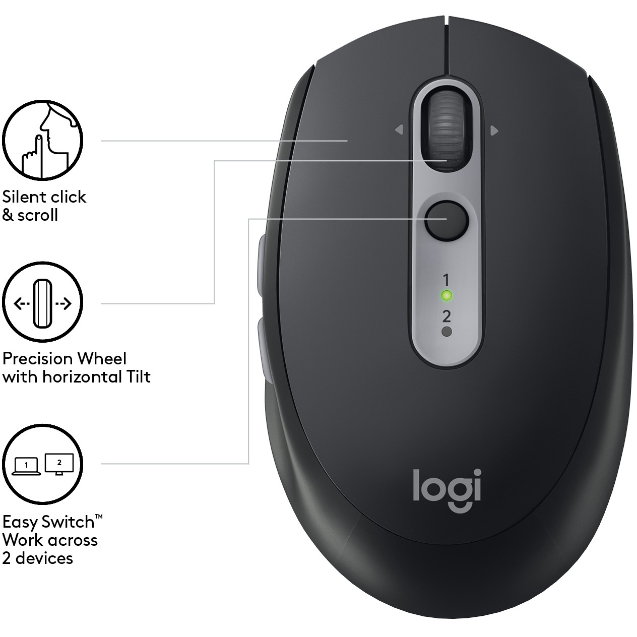 Logitech M590 Multi-Device Silent mouse