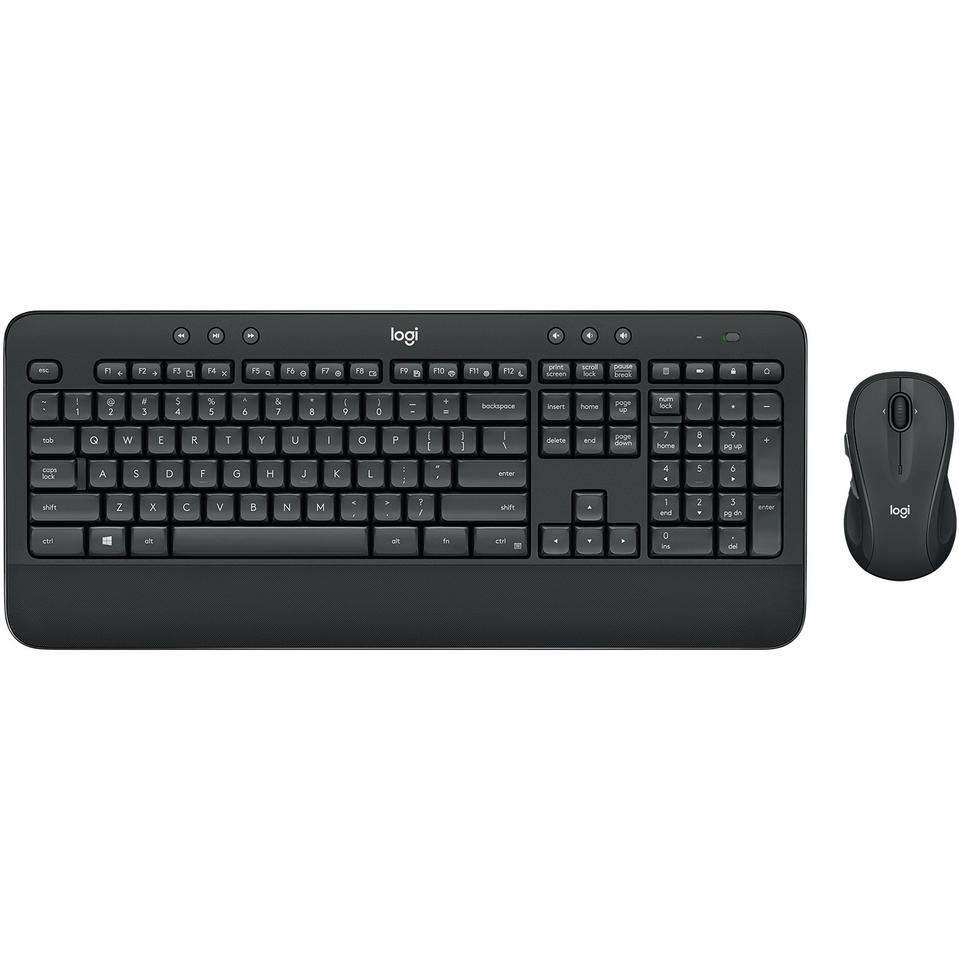 Logitech Advanced MK545 Tastatur Maus enthalten Büro RF Wireless QWERTY US International Schwarz