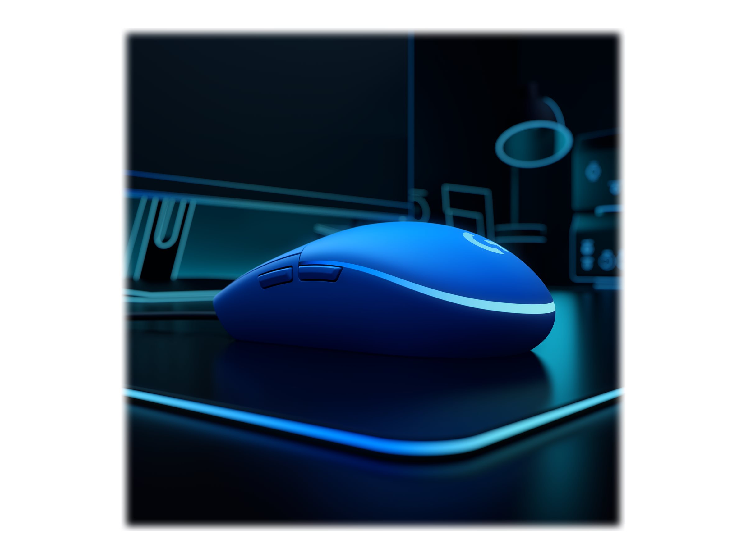 LOGI G203 Lightsync Gaming Mouse Blue
