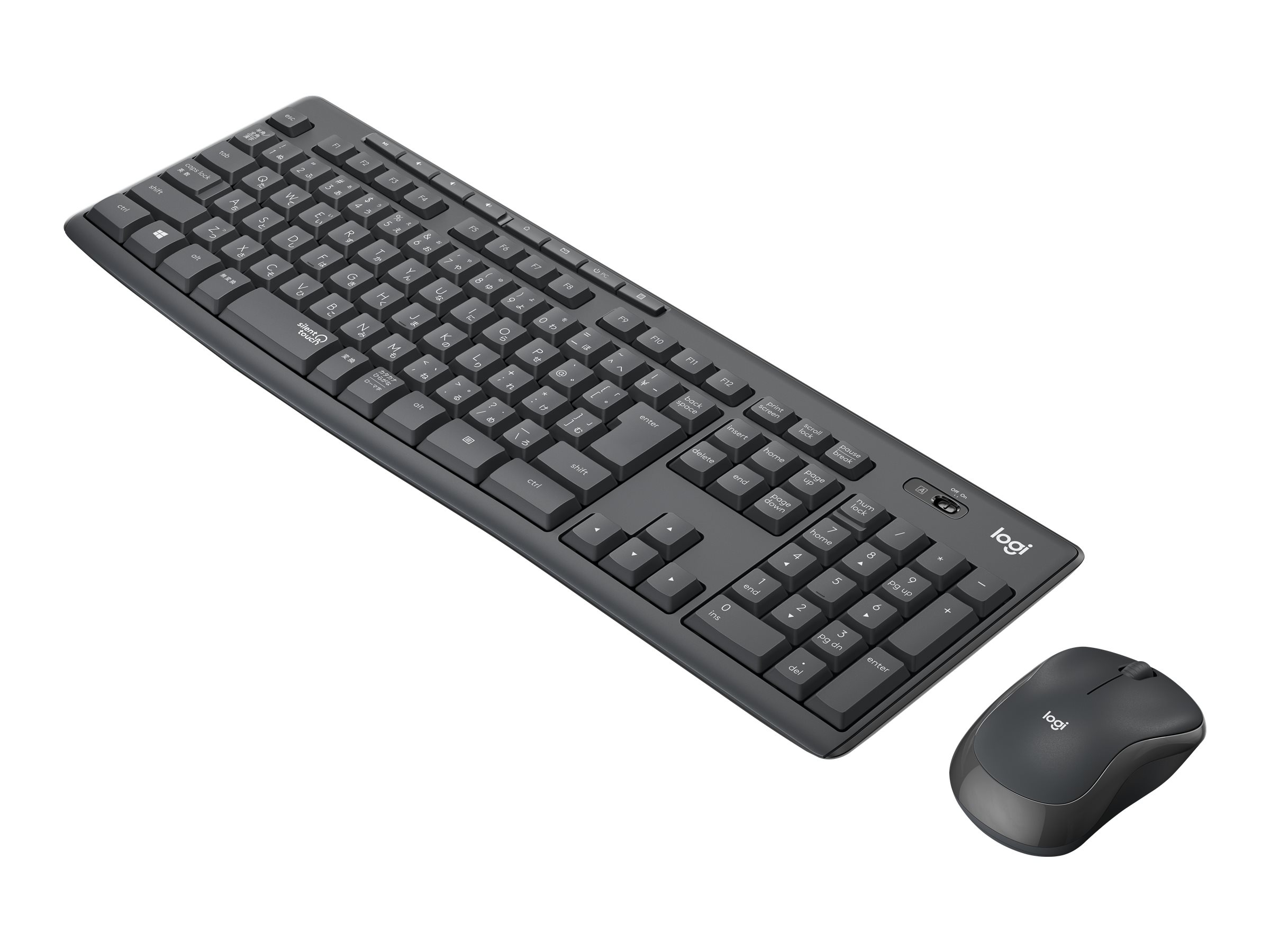 Logitech MK295 Silent wireless Combo black QWERTZ DE