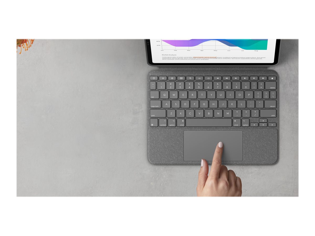 LOGI COMBO TOUCH - GREY - INTNL (UK)