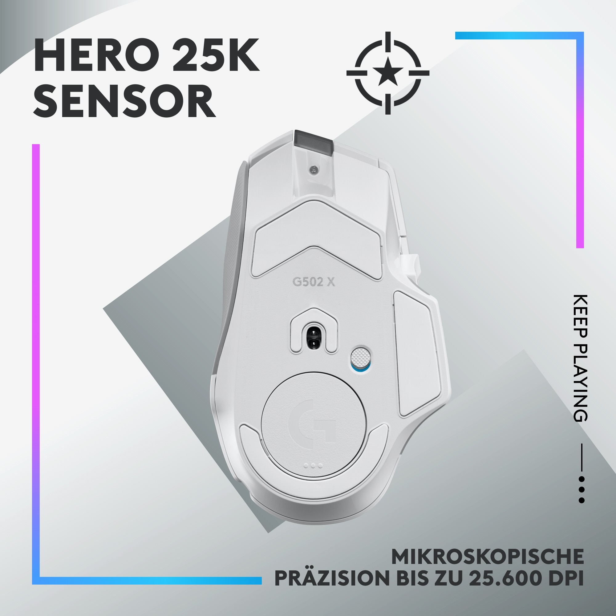 LOGI G502 X PLUS - WHITE/PREMIUM - EER2