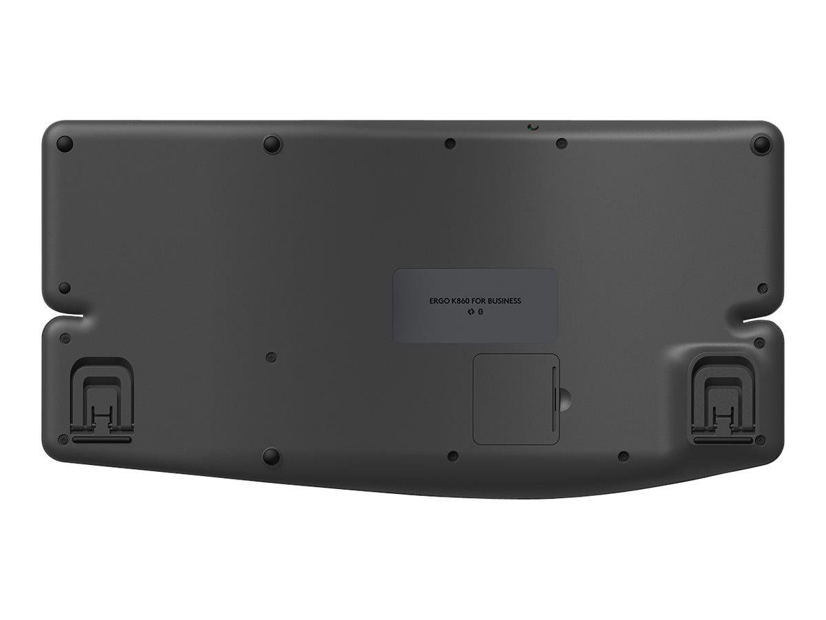 Logitech ERGO K860 for Business Tastatur Büro Bluetooth Deutsch Graphit