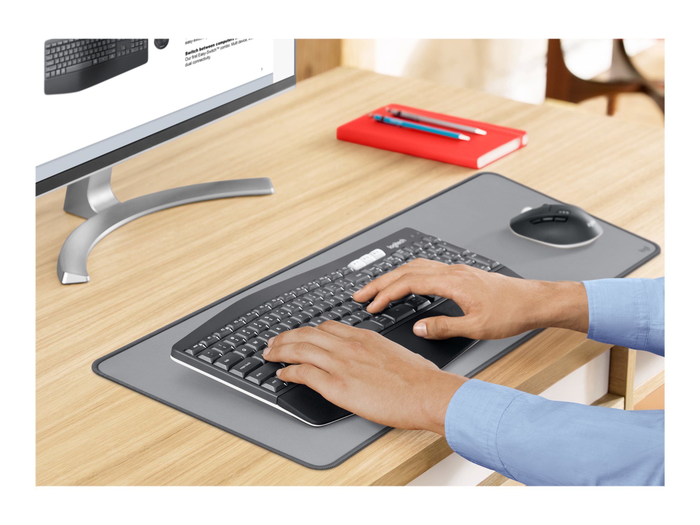 LOGI Desk Mat Studio Series MID GREY