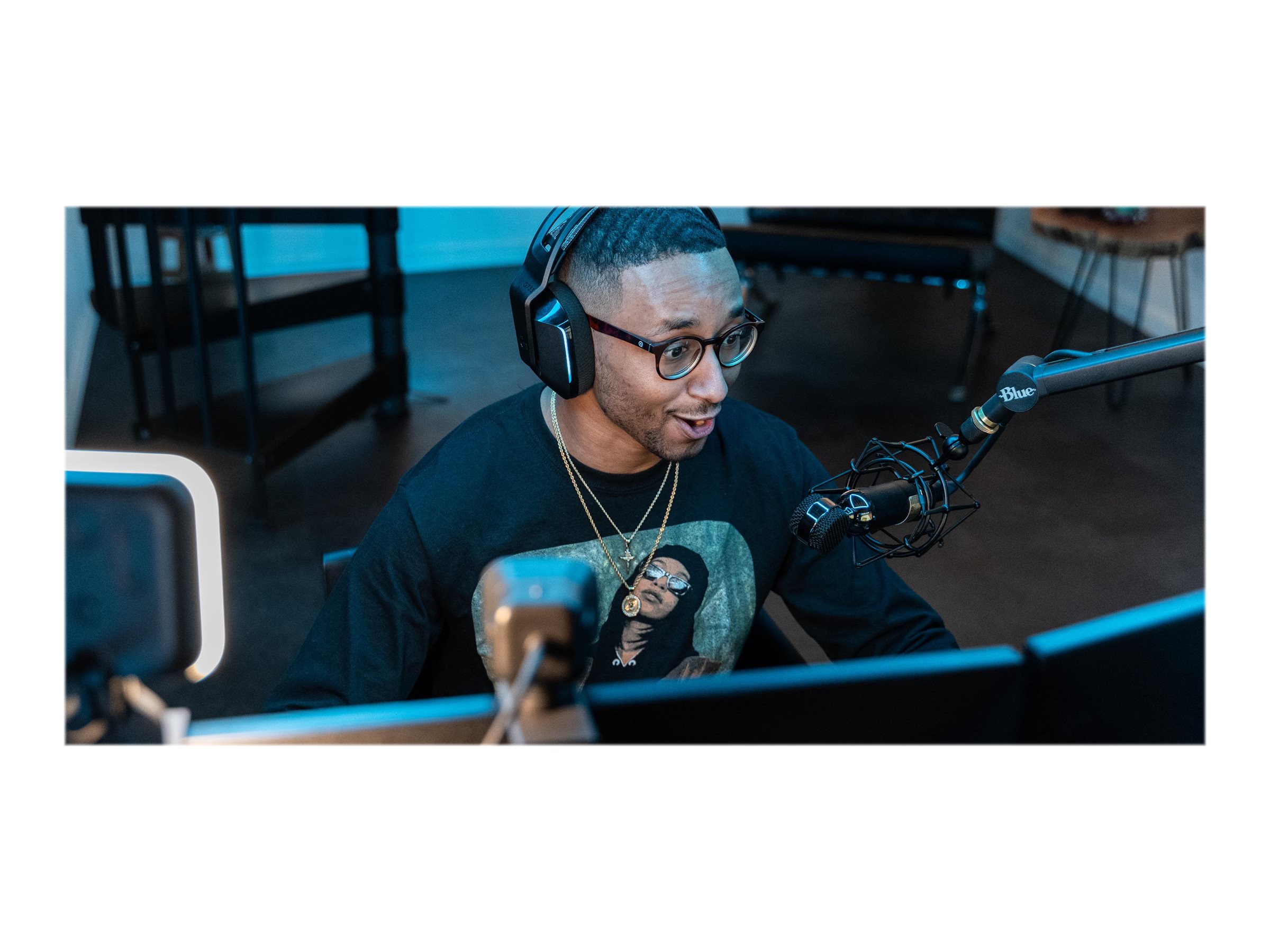 LOGI Litra Glow Light TrueSoft GRAPHITE