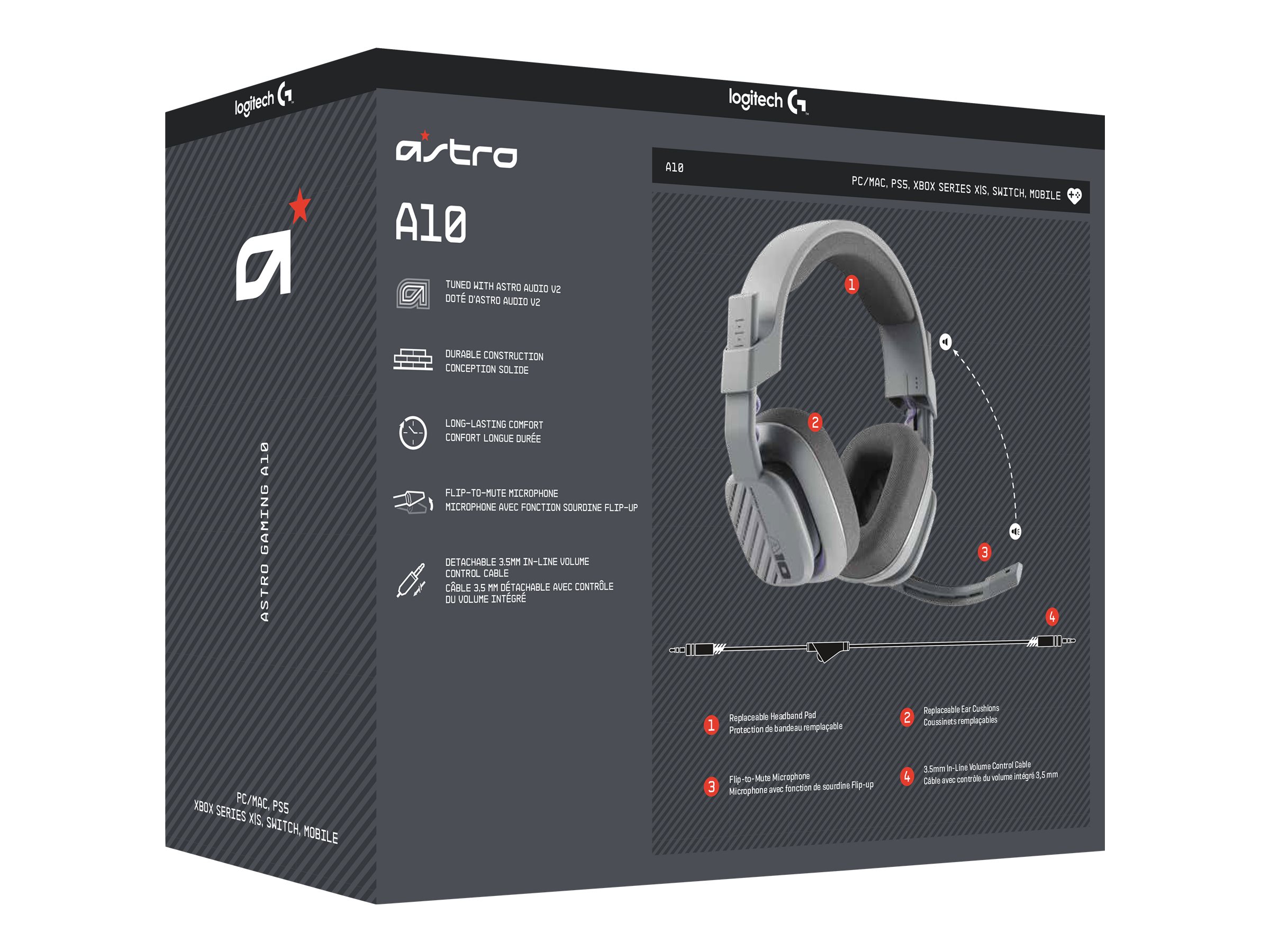 LOGI Astro Gaming A10 Gen 2 Headset