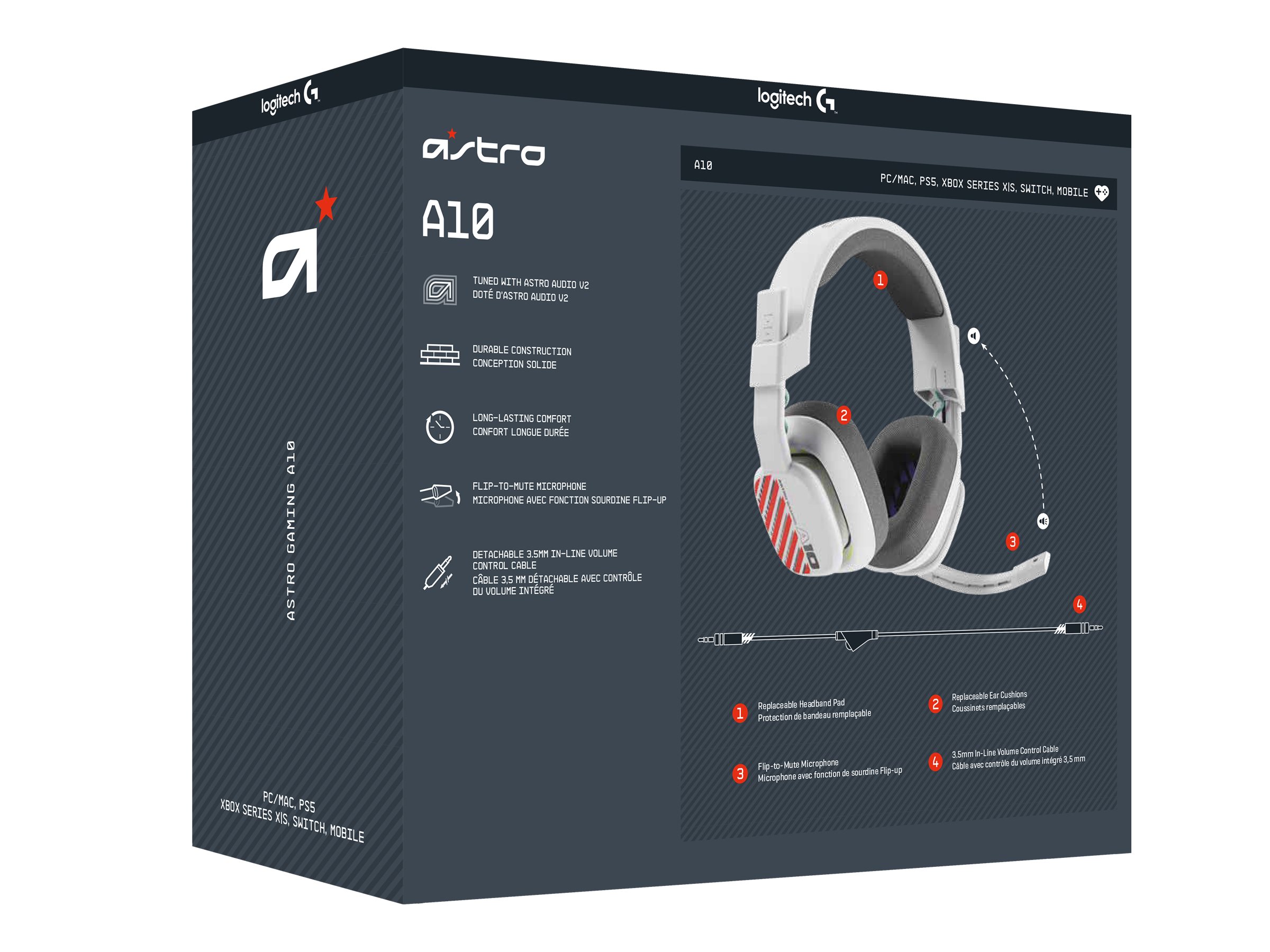 LOGI Astro Gaming A10 Gen 2 Headset