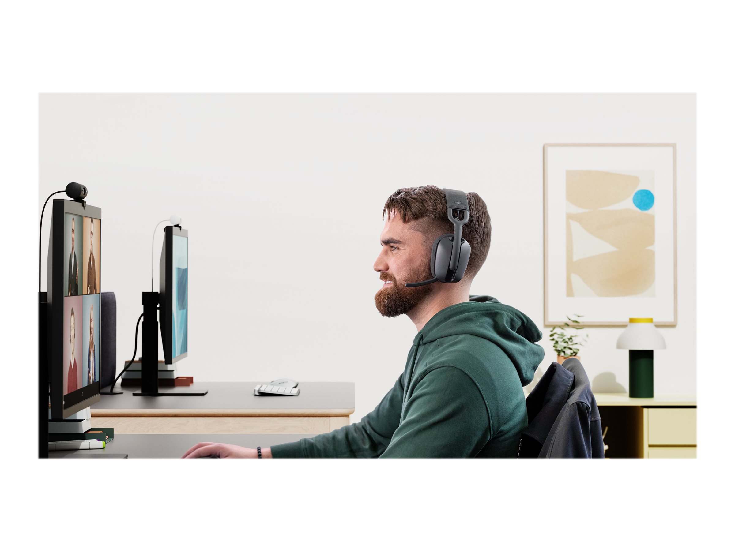 LOGI Zone Vibe Wl UC headset - GRAPHITE