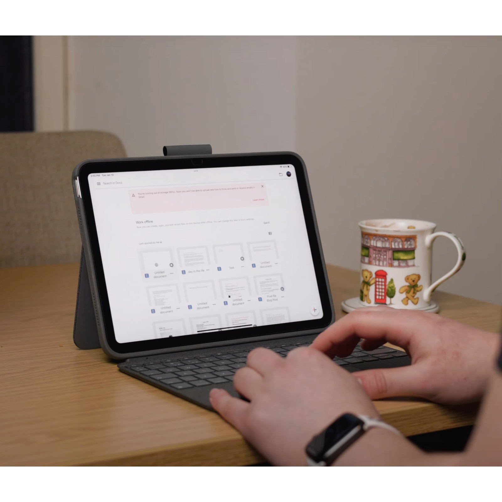 Logitech Bluetooth Combo Touch iPad 10.Gen. grau